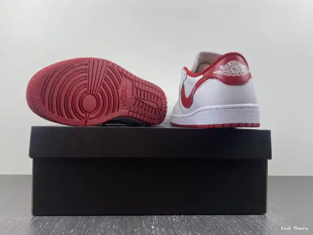 Kicked Out Shoe Store White 1 Retro 705329-101 Varsity Low Jordan Red 0616